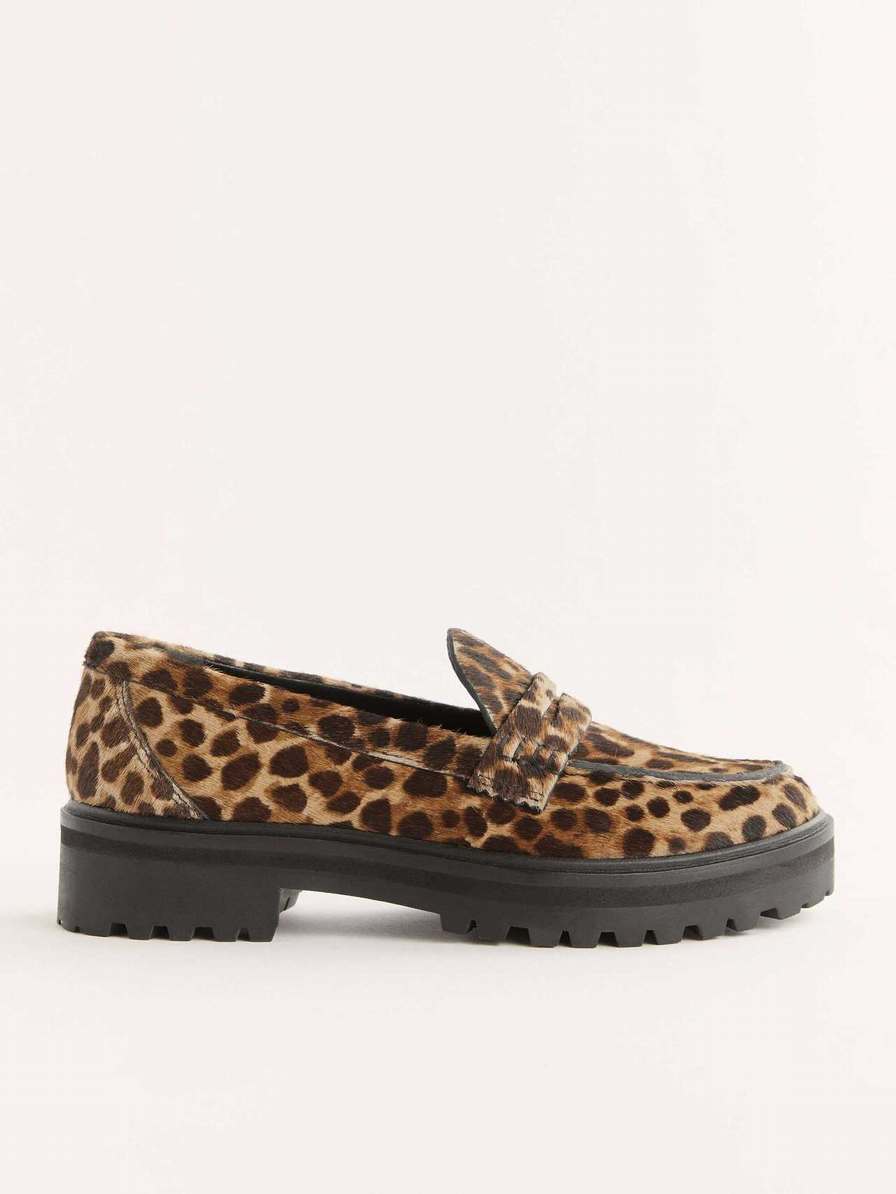 Women's Reformation Agathea Chunky Loafers Leopard | USA-305814