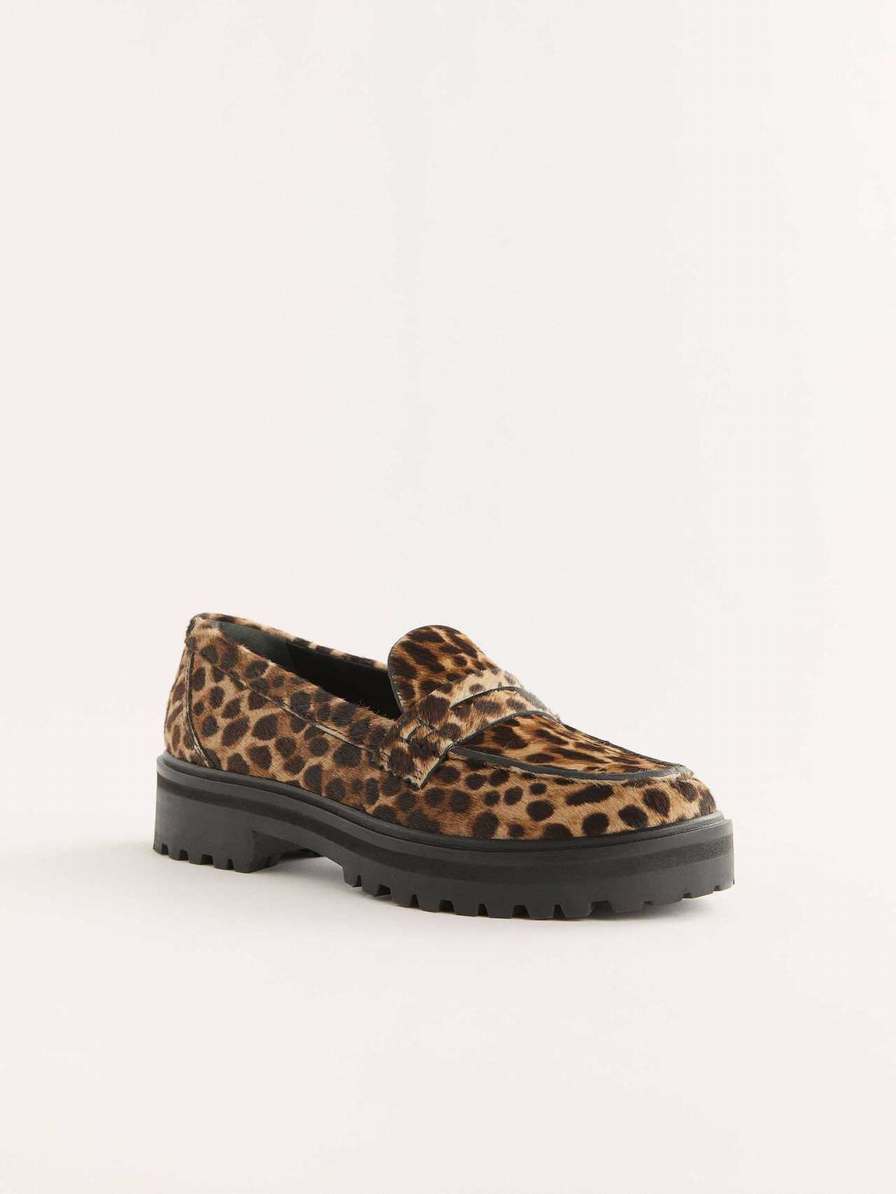 Women's Reformation Agathea Chunky Loafers Leopard | USA-305814