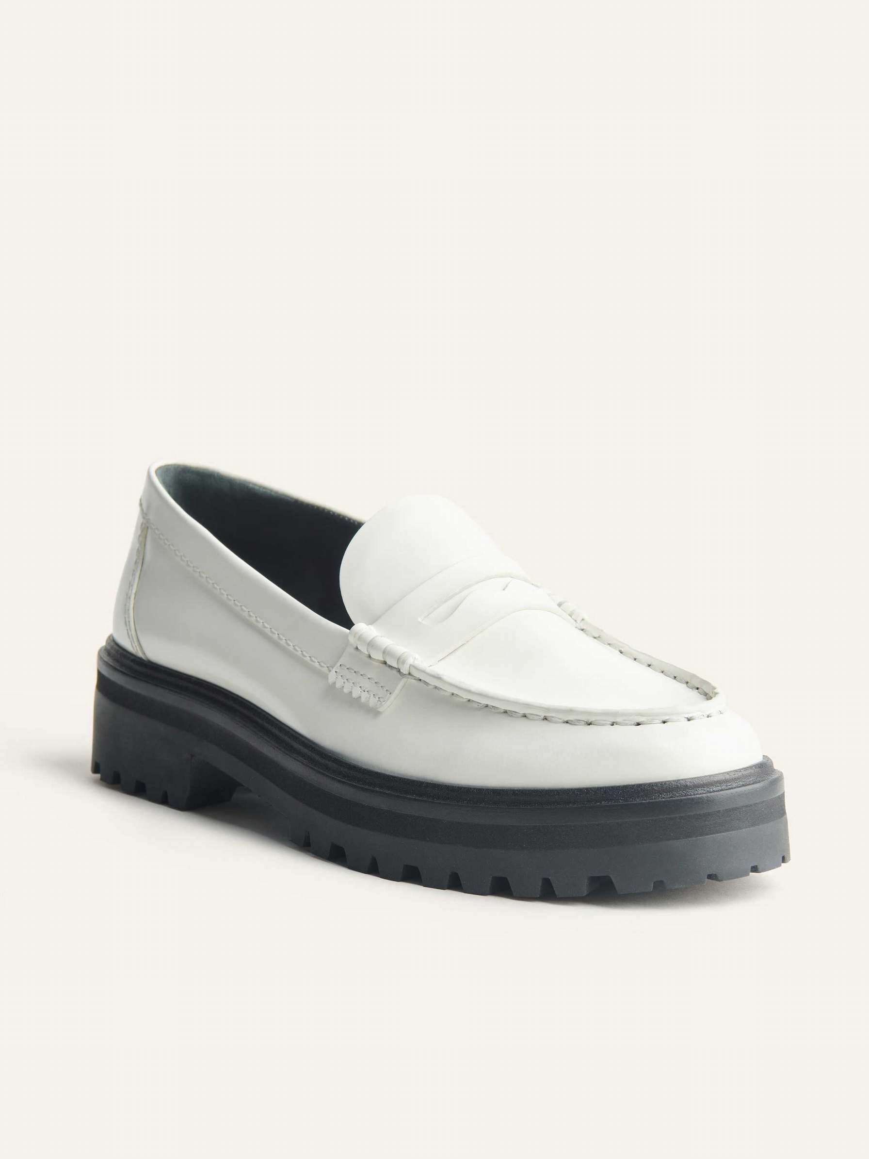 Women's Reformation Agathea Chunky Loafers White | USA-526804