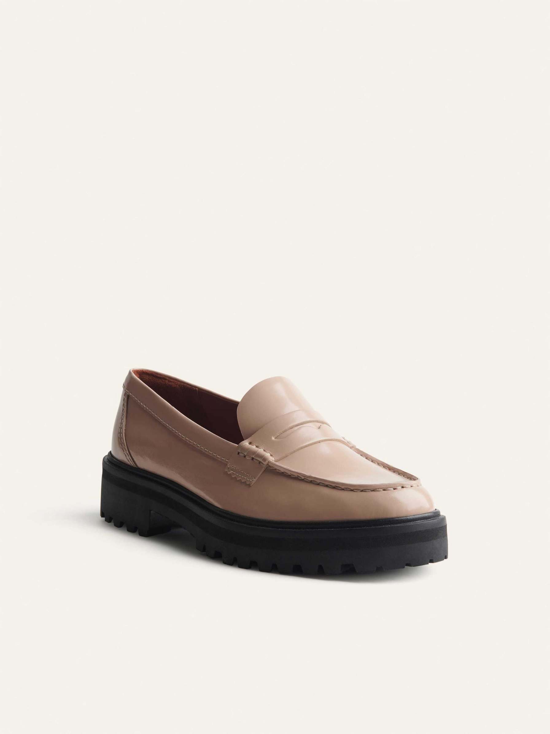 Women's Reformation Agathea Chunky Loafers Beige | USA-845061