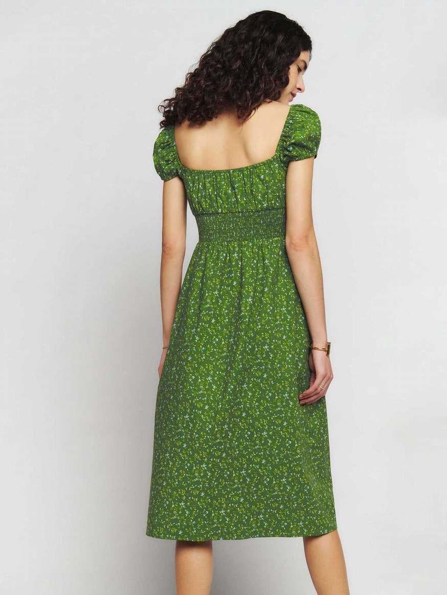 Women's Reformation Arna Dress Green | USA-260478