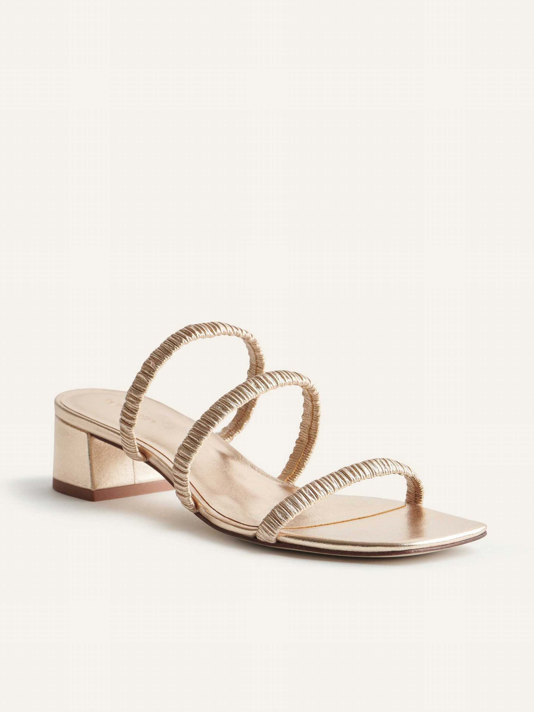 Women's Reformation Assunta Strappy Mules Gold | USA-487651