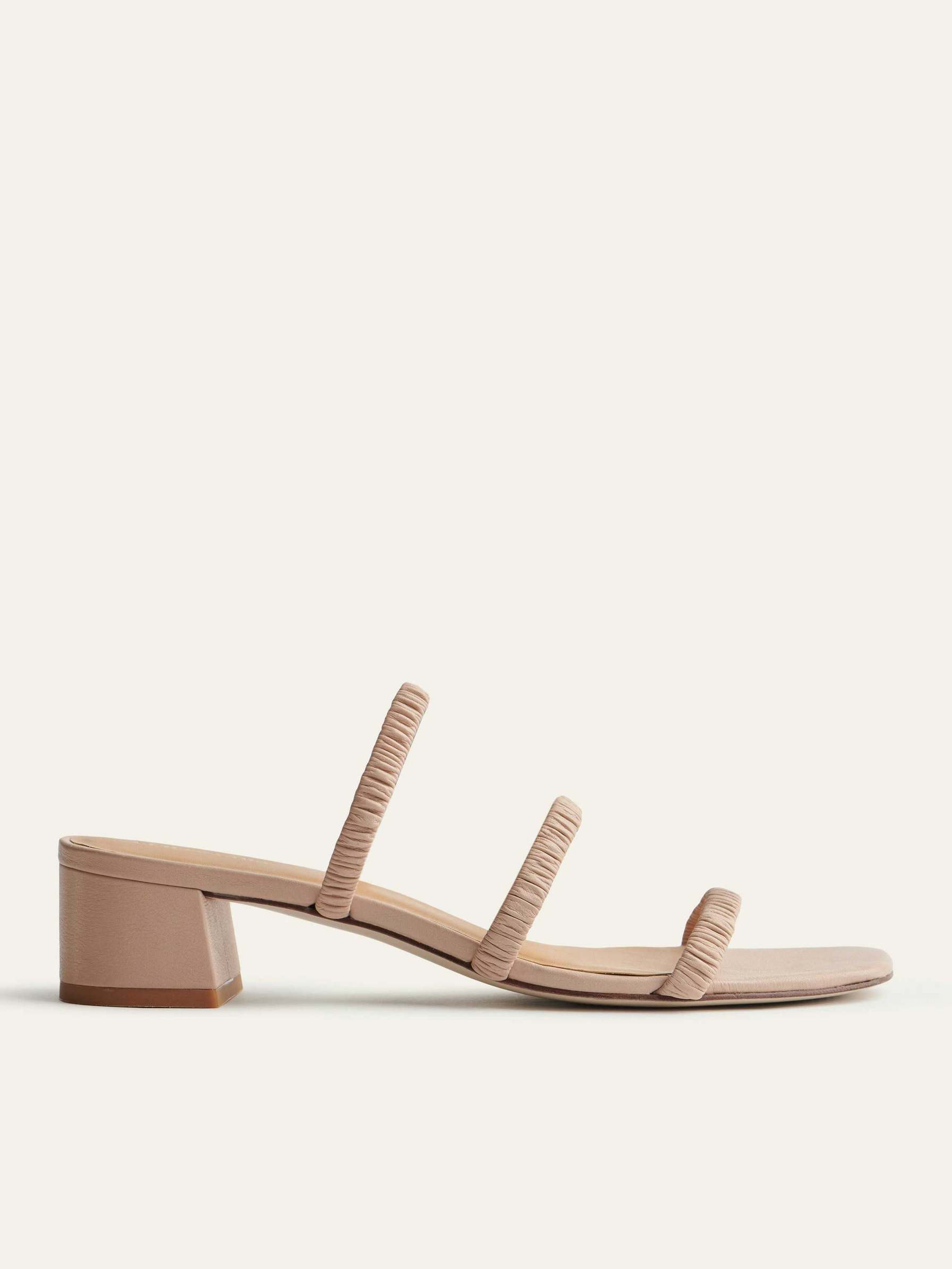 Women's Reformation Assunta Strappy Mules Beige | USA-728046