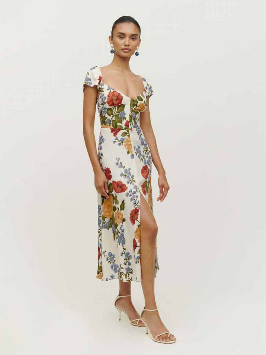 Women's Reformation Baxley Dress Flower | USA-487312