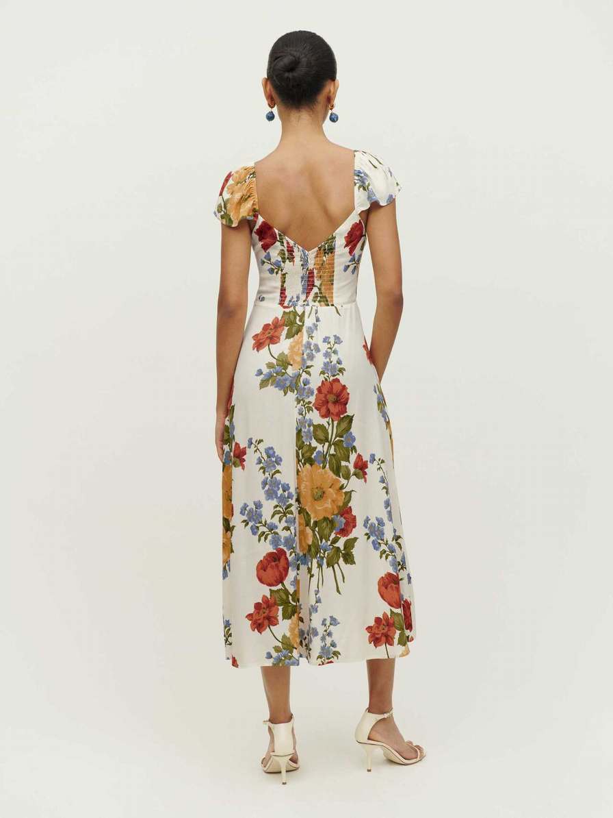 Women's Reformation Baxley Dress Flower | USA-487312