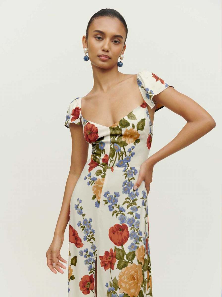 Women's Reformation Baxley Dress Flower | USA-487312