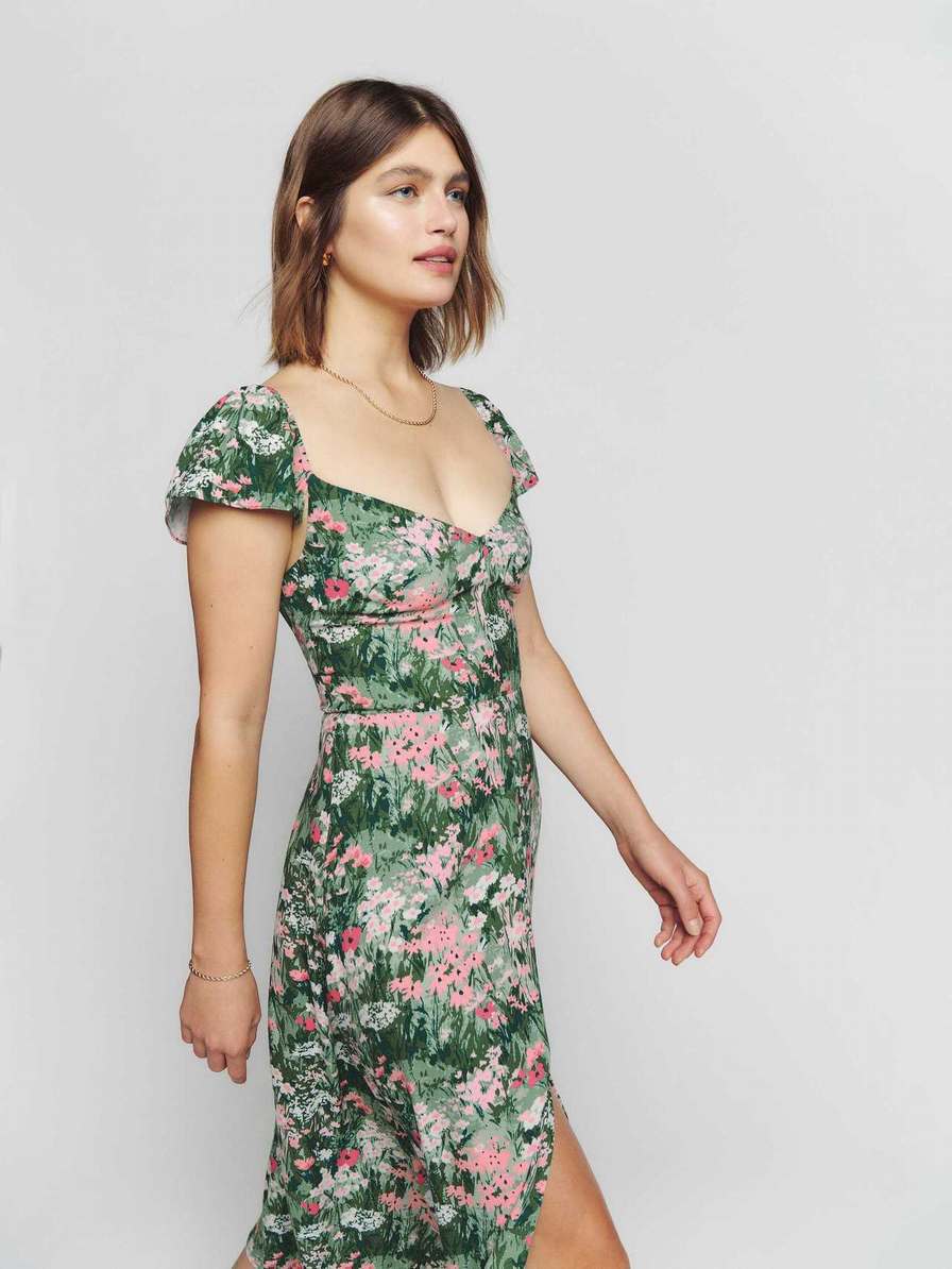 Women's Reformation Baxley Dress Flower | USA-617542