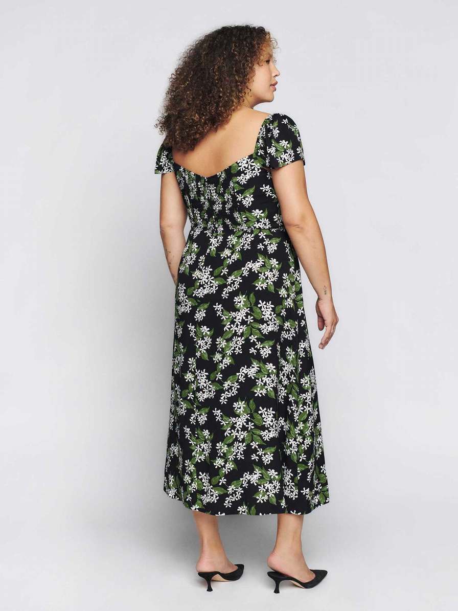 Women's Reformation Baxley Es Dress Flower | USA-725631