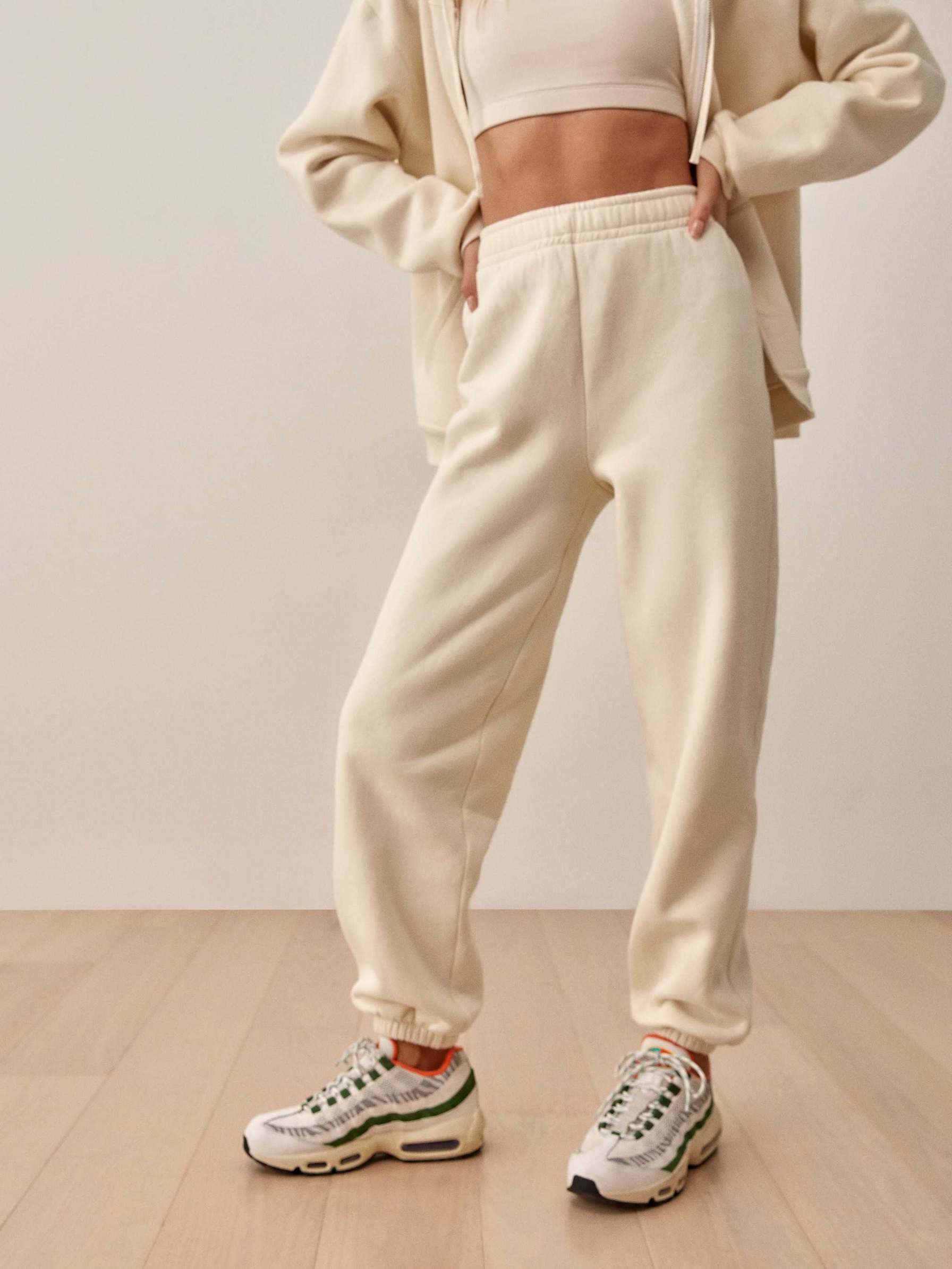 Women's Reformation Boyfriend Pants White | USA-325176