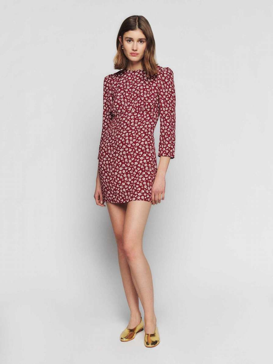 Women's Reformation Brantley Dress Flower | USA-261083