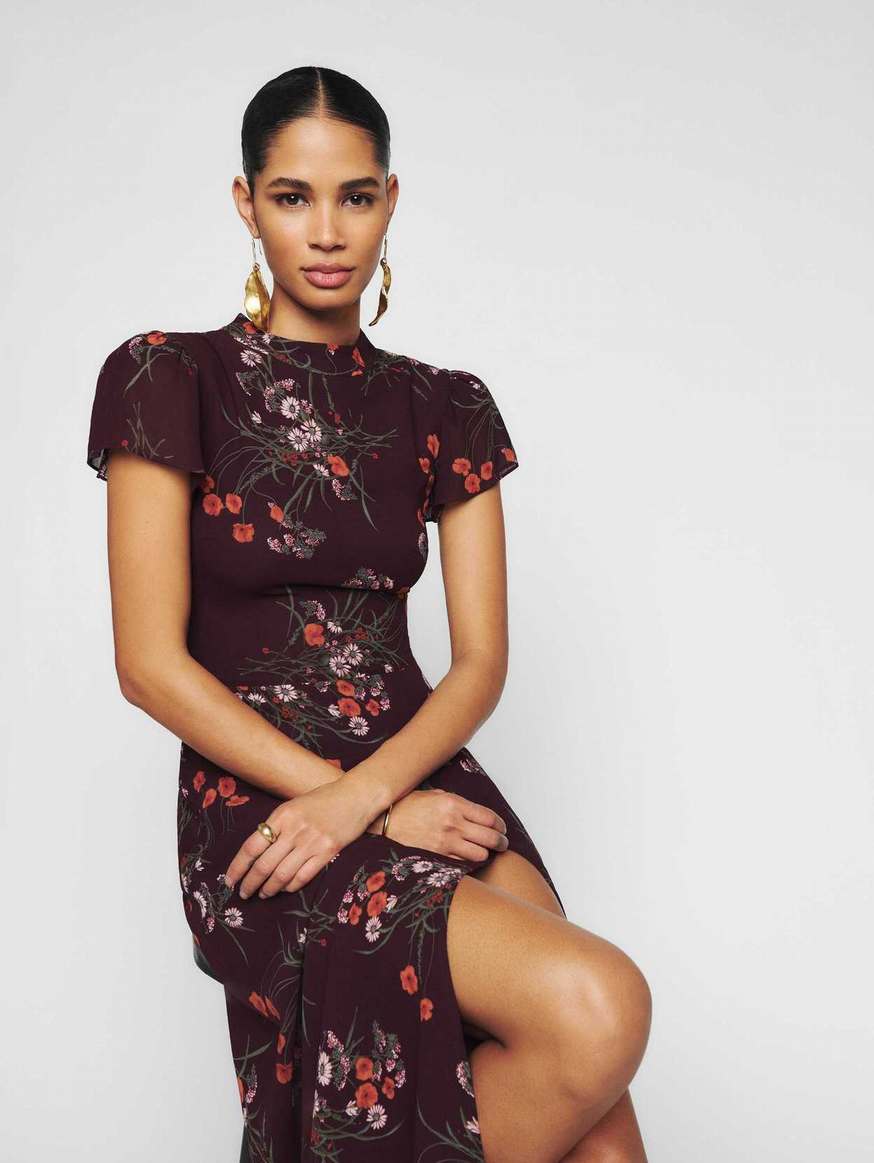 Women's Reformation Brinley Dress Flower | USA-7835264