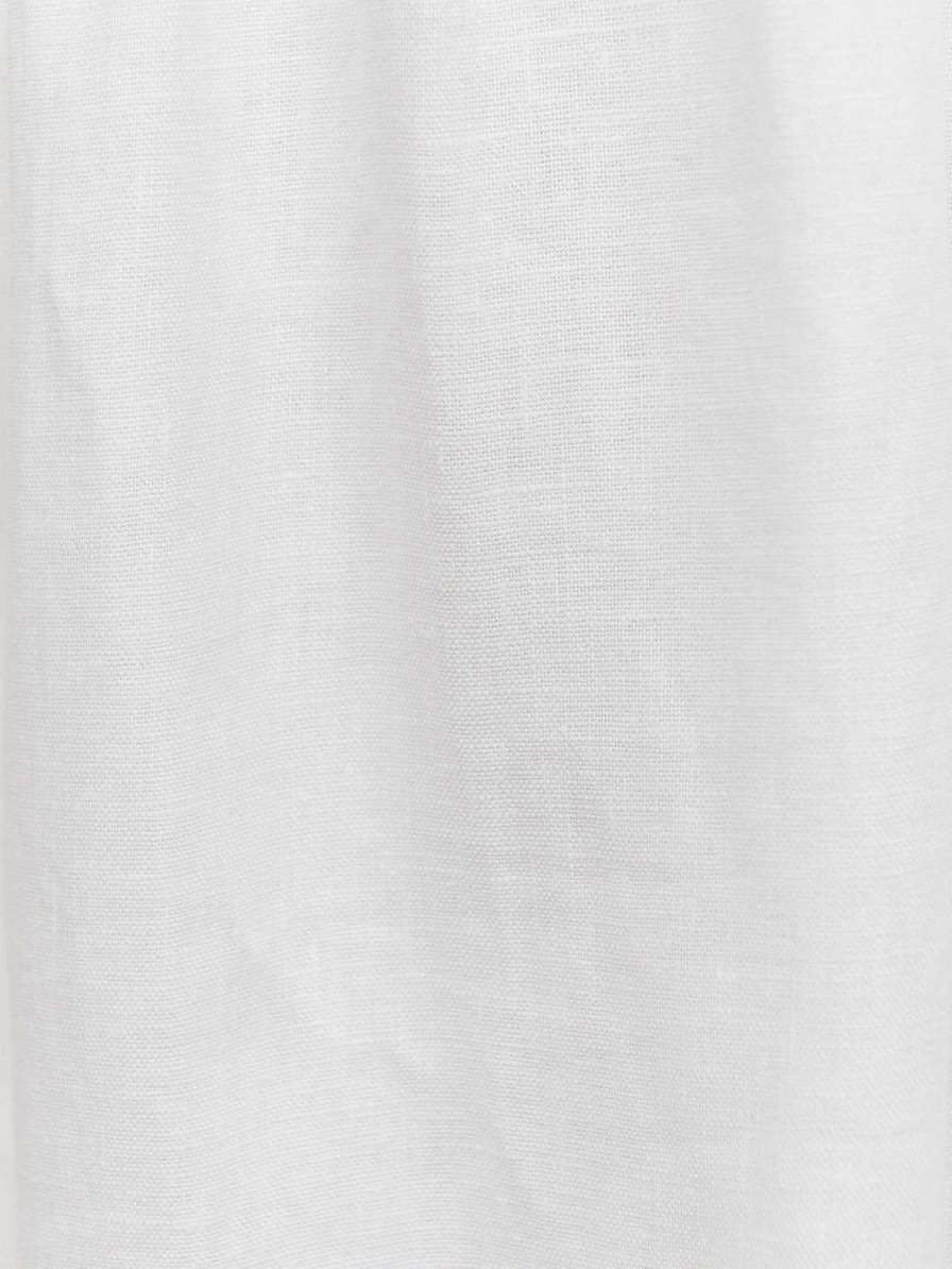 Women's Reformation Bucatini Linen Dress White | USA-210345