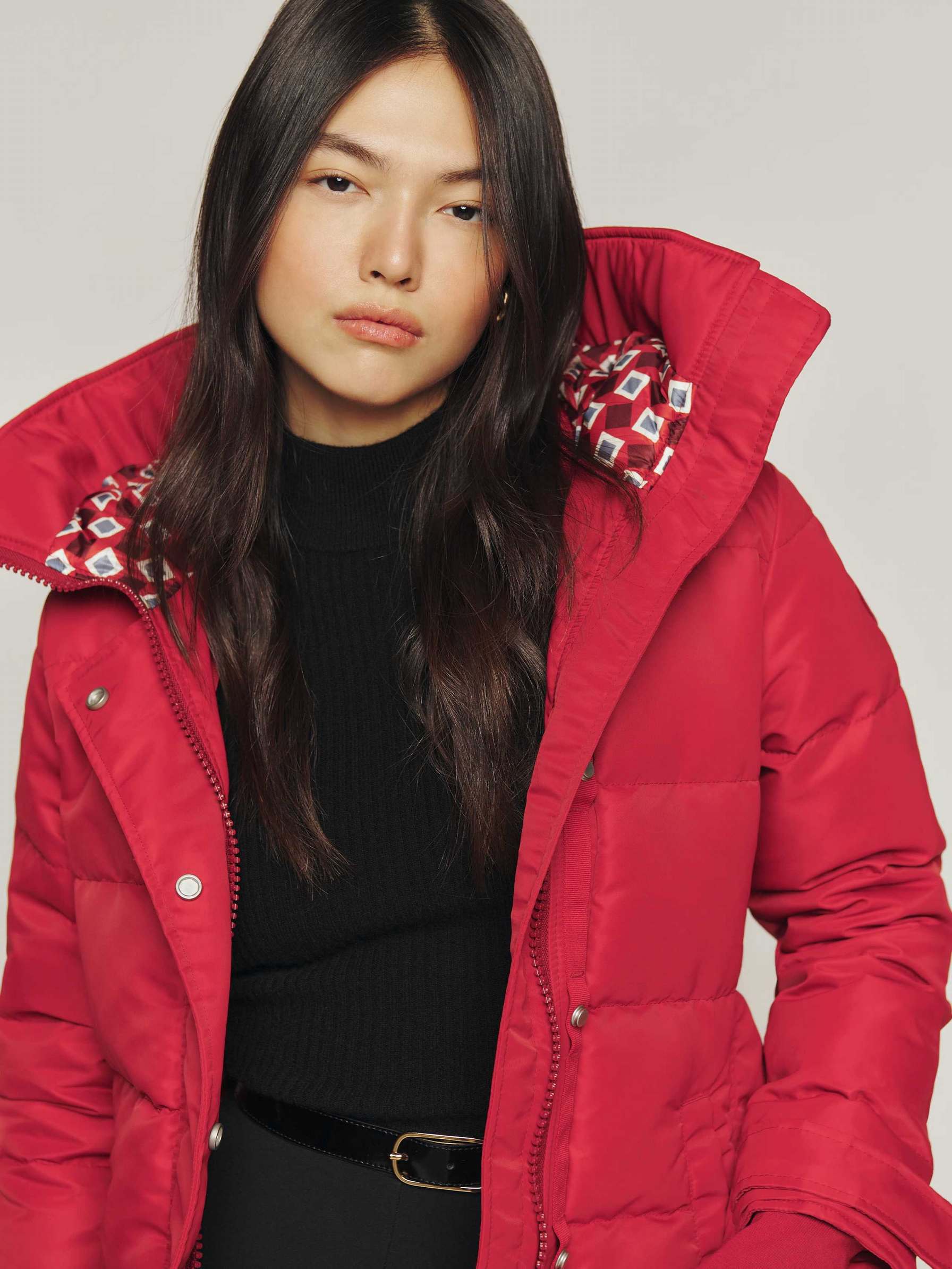 Women's Reformation Canada Goose x Reformation Shelburne Parka Jackets Red | USA-2316780