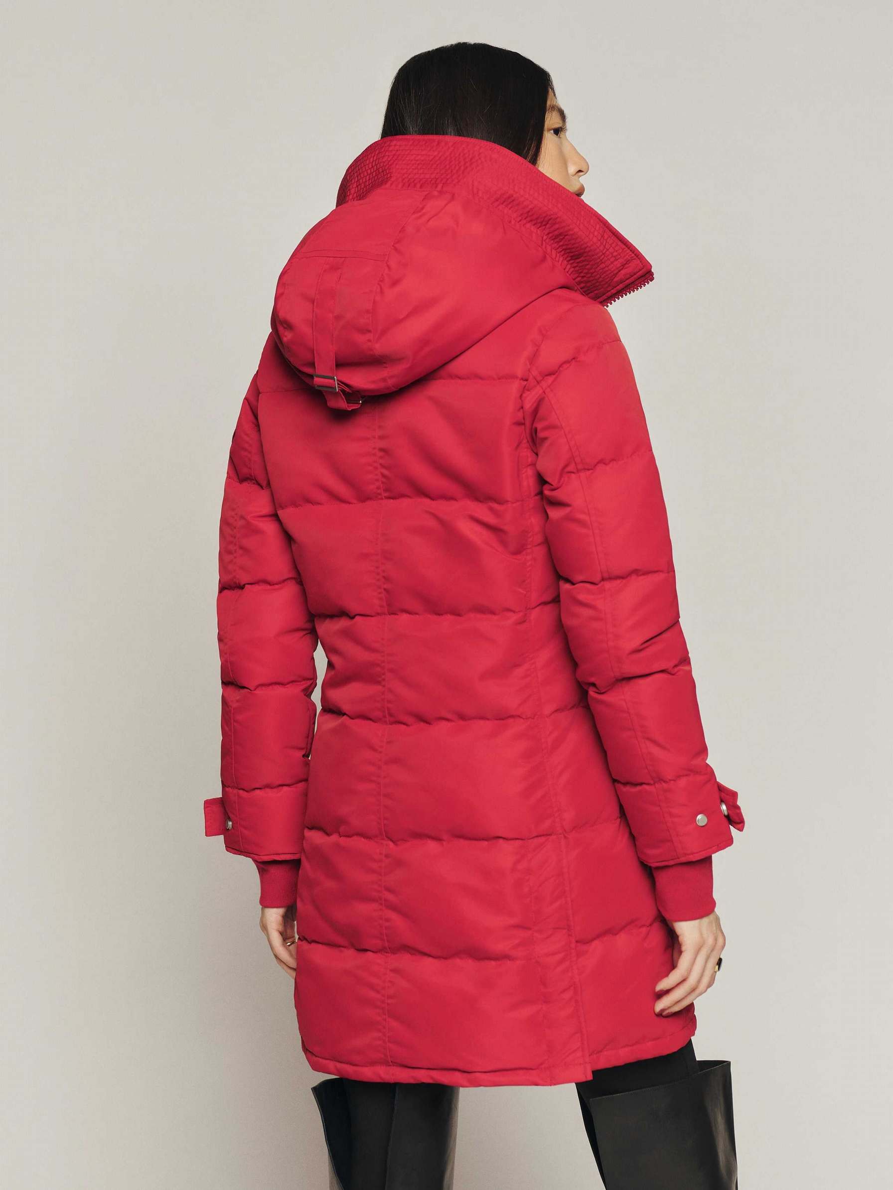 Women's Reformation Canada Goose x Reformation Shelburne Parka Jackets Red | USA-2316780