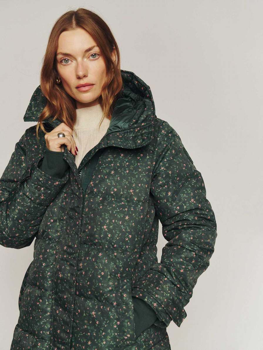 Women's Reformation Canada Goose x Reformation Shelburne Parka Jackets Dark Green | USA-4612805