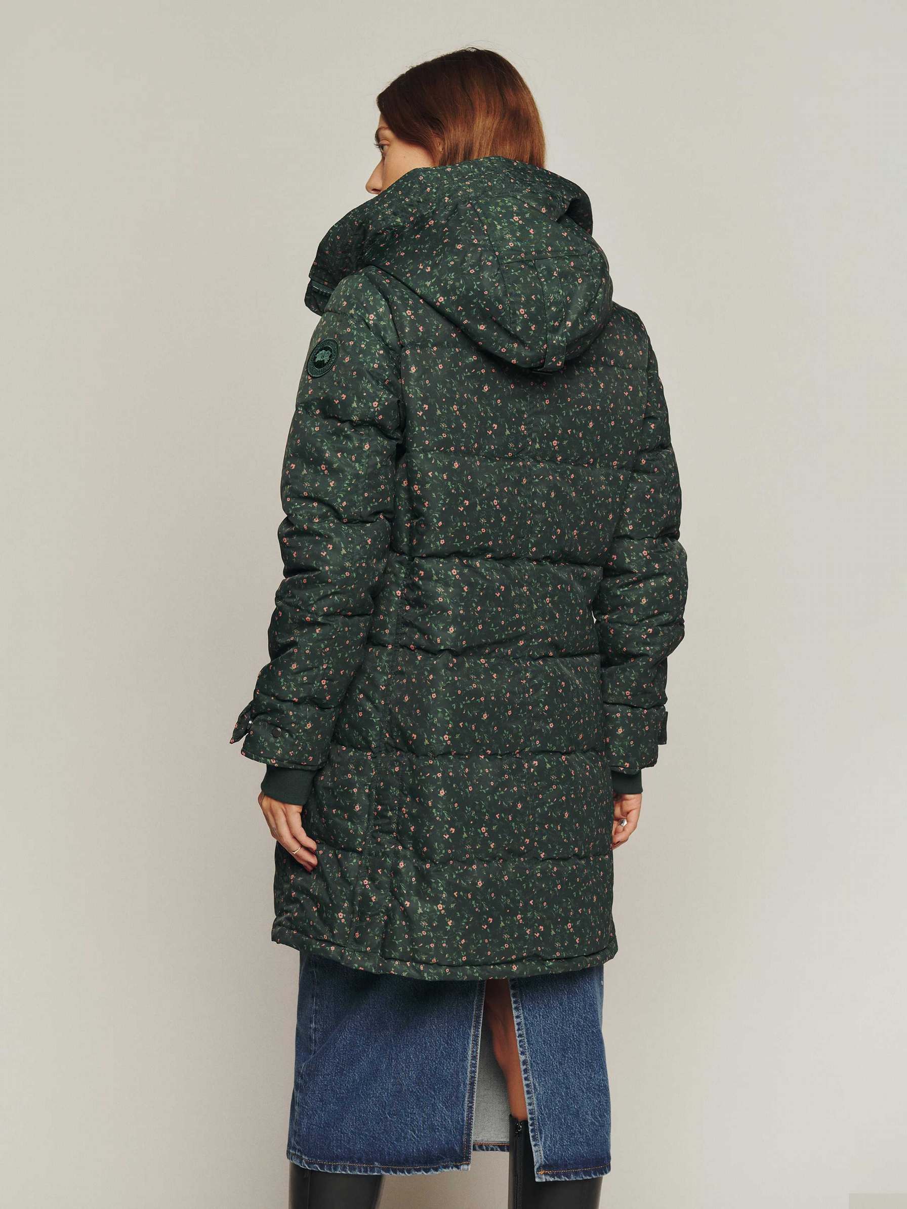 Women's Reformation Canada Goose x Reformation Shelburne Parka Jackets Dark Green | USA-4612805