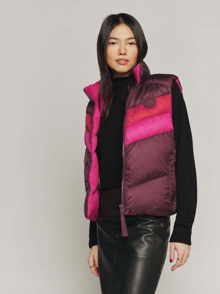 Women's Reformation Canada Goose x Reformation Layla Vest Multicolor | USA-506481