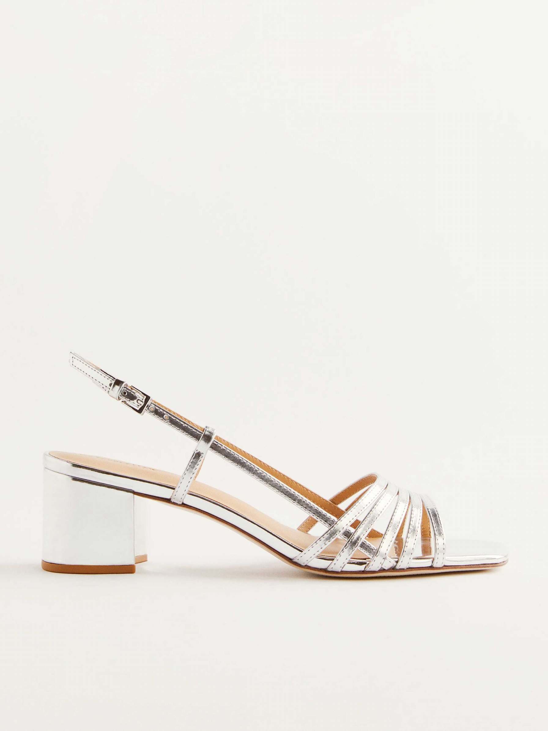 Women's Reformation Eleonora Sling Sandals Metal | USA-846231