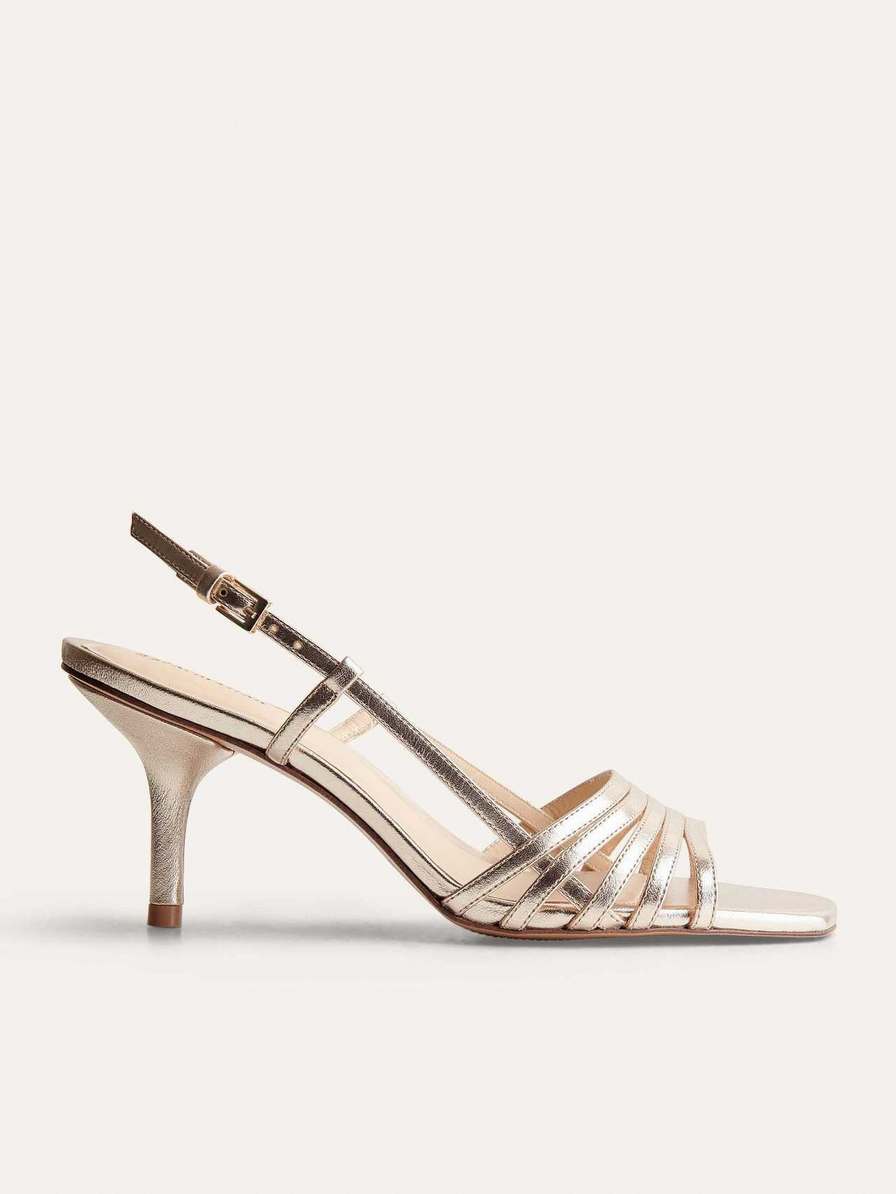 Women's Reformation Elsieed Sandals Gold | USA-048371