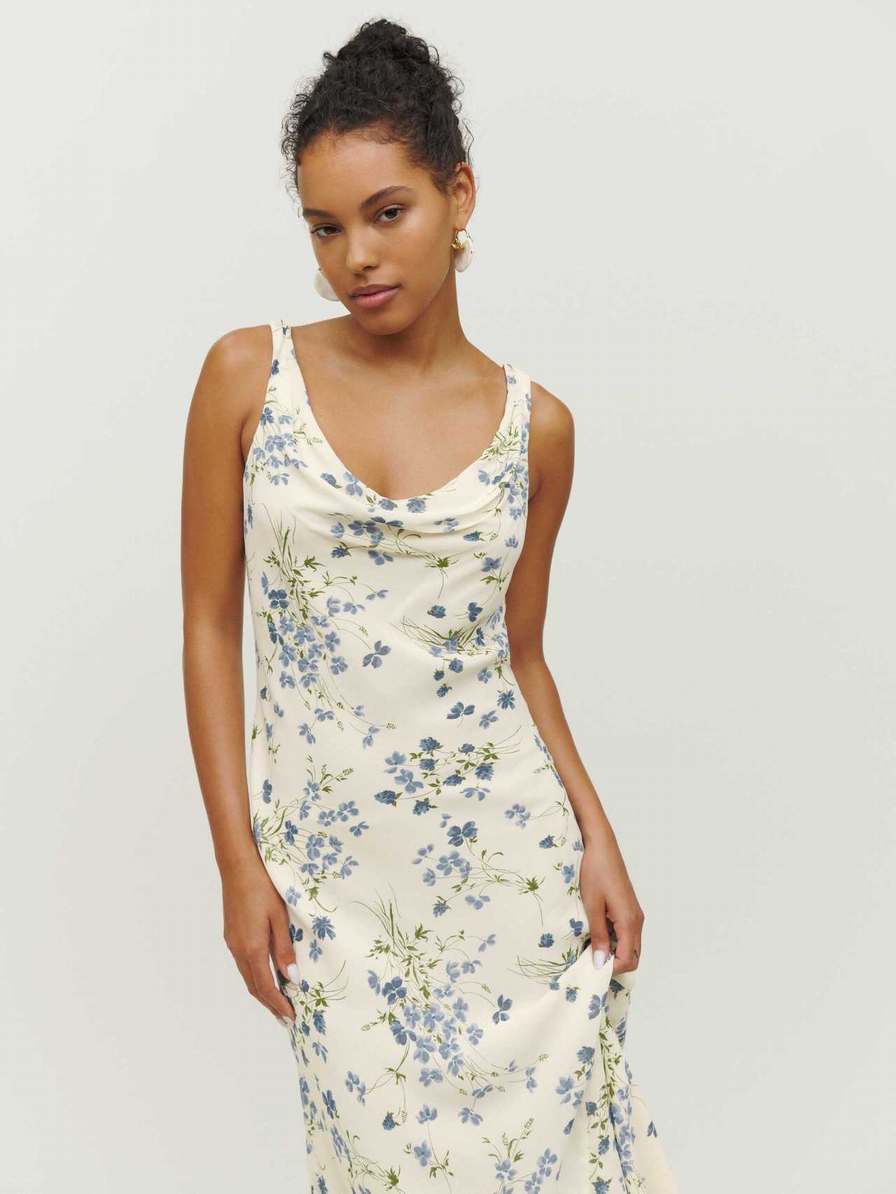 Women's Reformation Emmeline Dress Flower | USA-425736