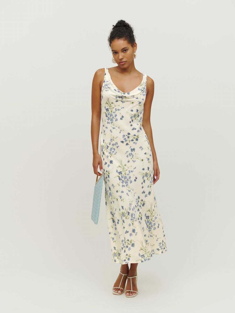 Women's Reformation Emmeline Dress Flower | USA-425736