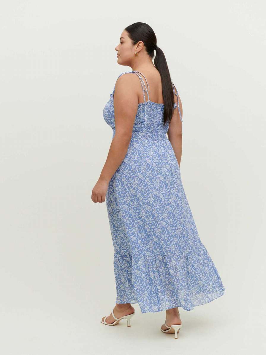 Women's Reformation Enya Es Dress Flower | USA-478132