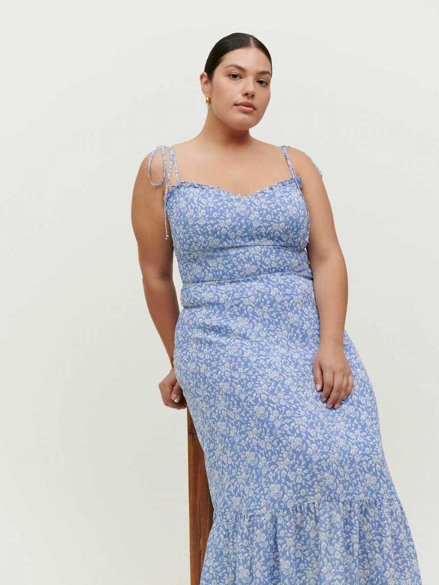 Women's Reformation Enya Es Dress Flower | USA-478132