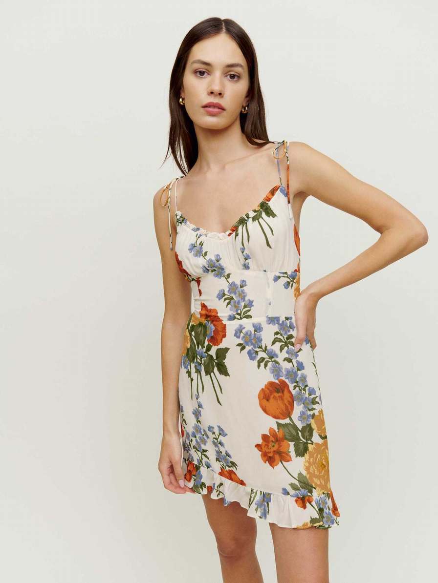 Women's Reformation Esther Dress Flower | USA-438170