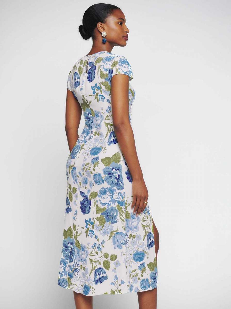 Women's Reformation Frasier Dress Flower | USA-275184