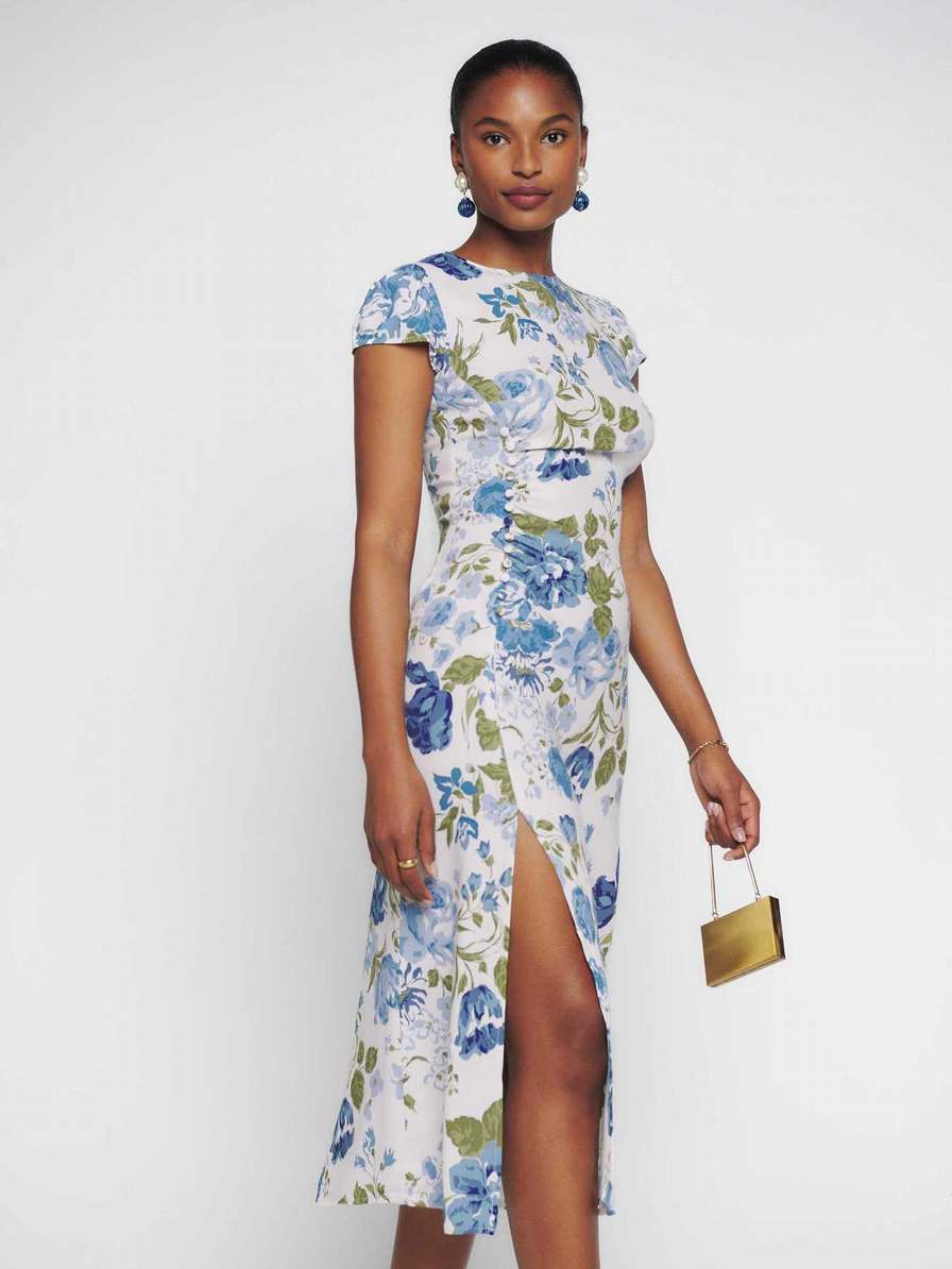 Women's Reformation Frasier Dress Flower | USA-275184