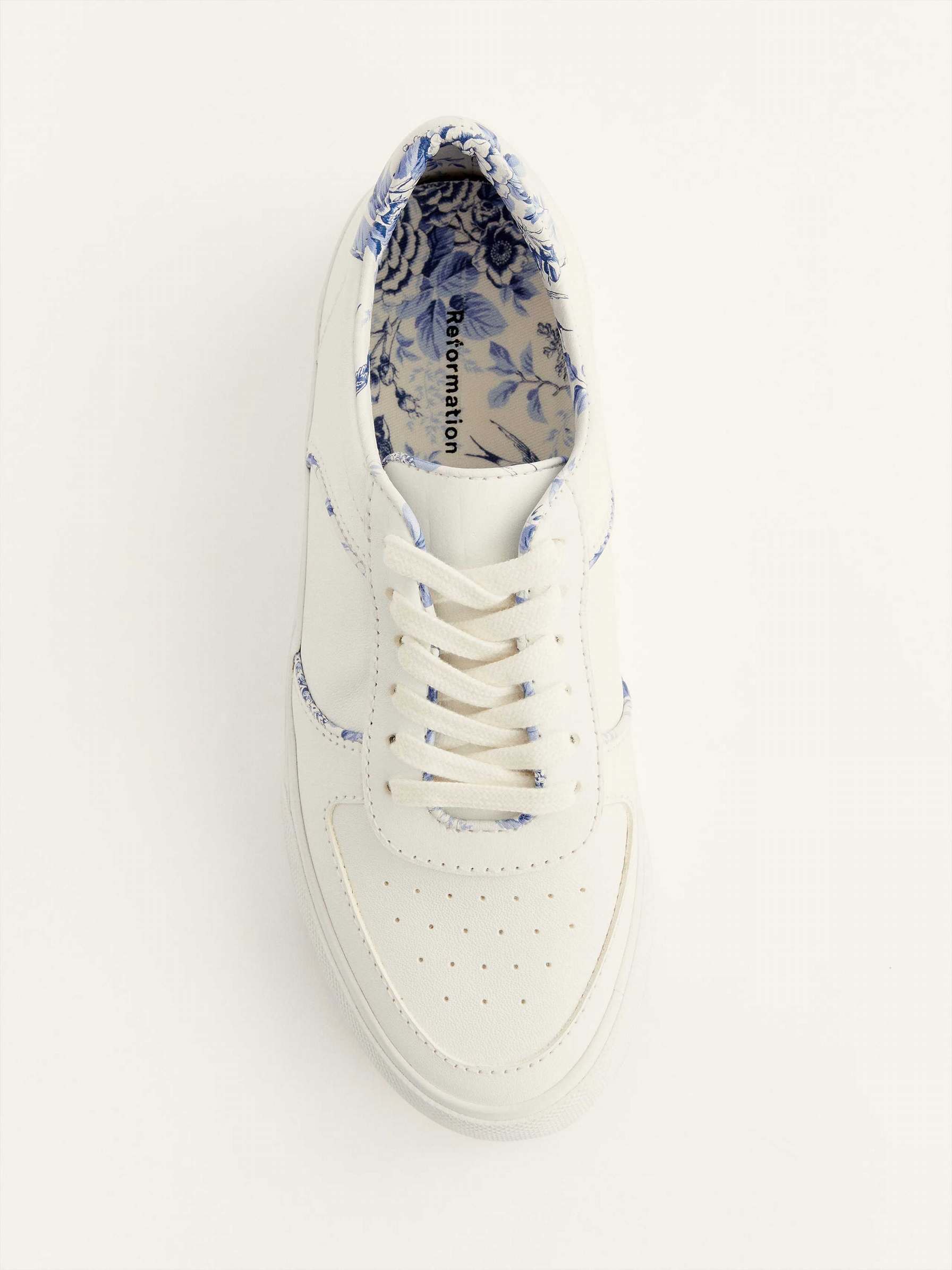 Women's Reformation Harlow Sneakers White | USA-432608