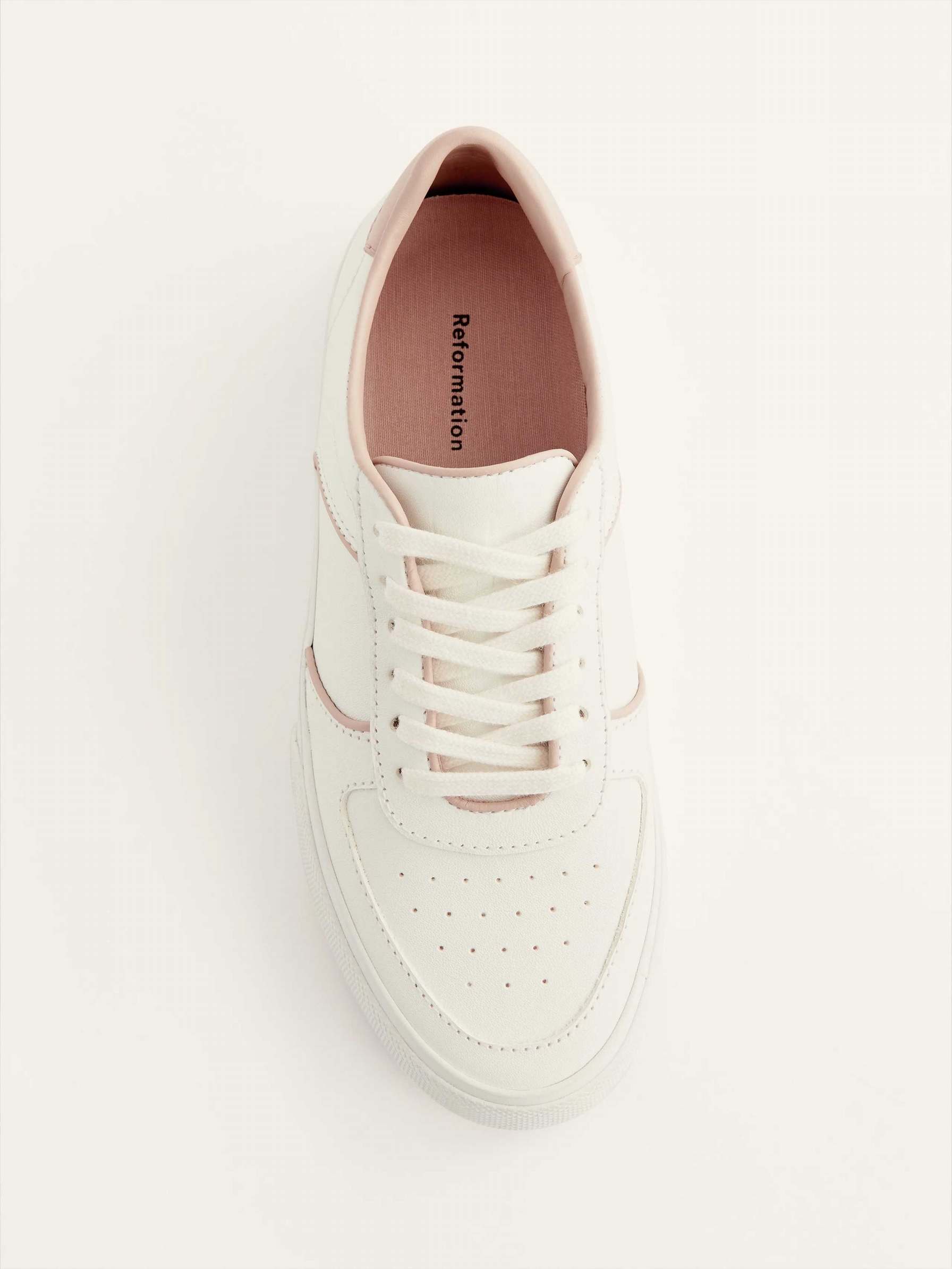 Women's Reformation Harlow Sneakers White | USA-846210