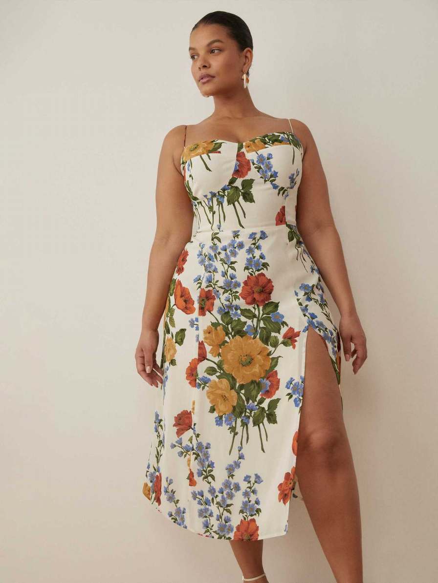 Women's Reformation Juliette Es Dress Flower | USA-504873