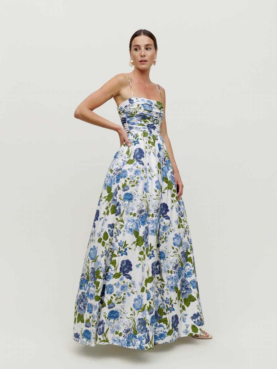 Women's Reformation Kastoria Dress Flower | USA-1683752