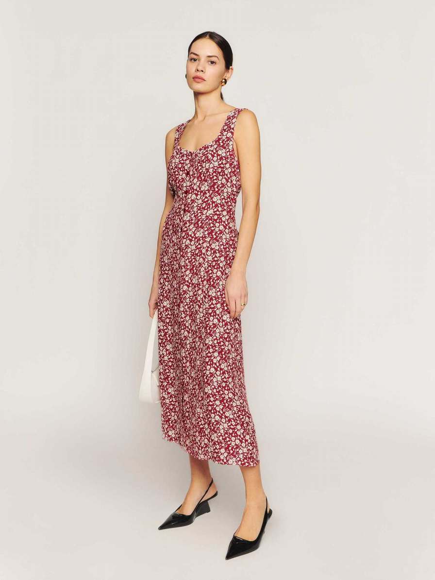 Women's Reformation Londyn Dress Flower | USA-410372