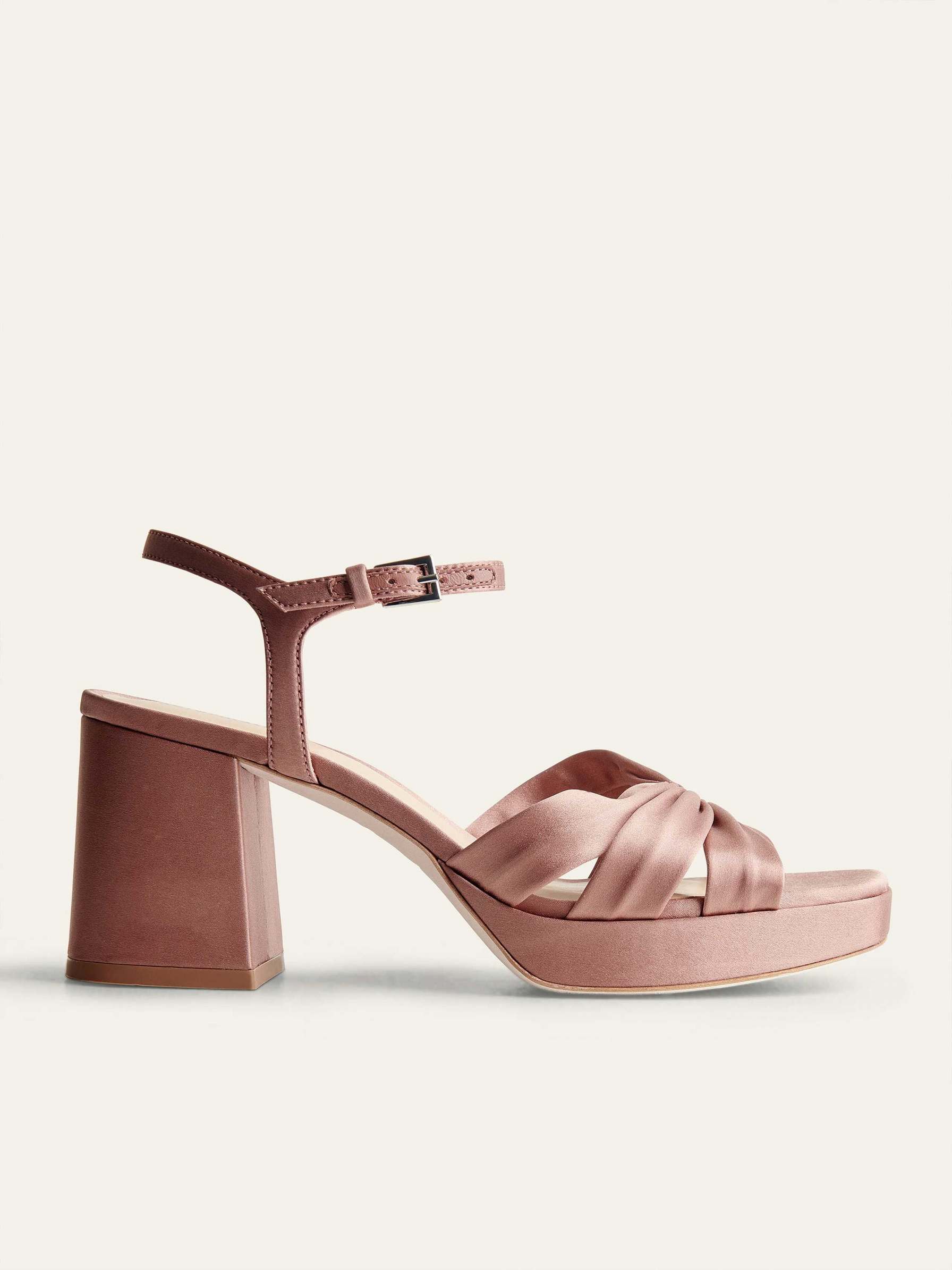 Women's Reformation Maize Platform Sandals Rose Gold | USA-2571436