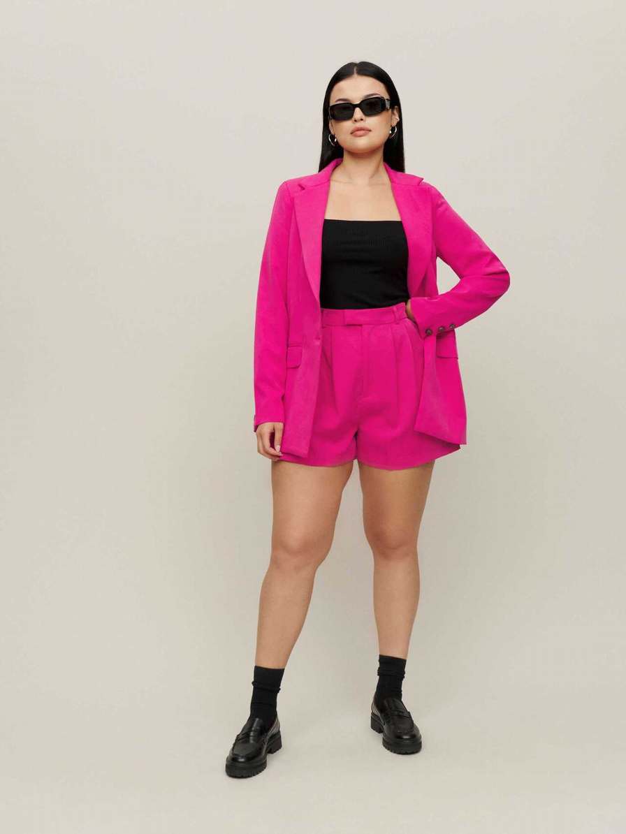 Women's Reformation Major Blazers Fuchsia | USA-2084613