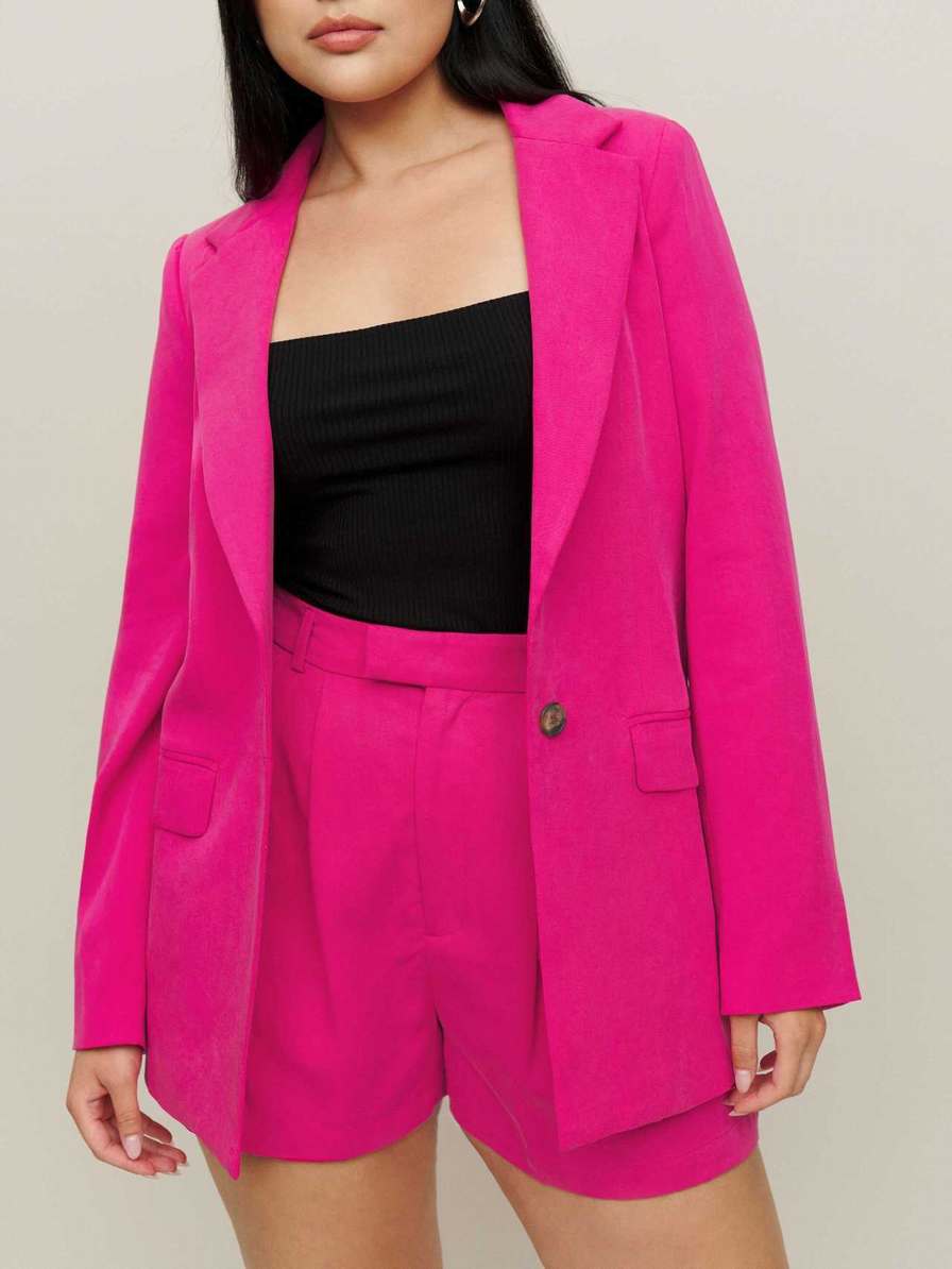 Women's Reformation Major Blazers Fuchsia | USA-2084613