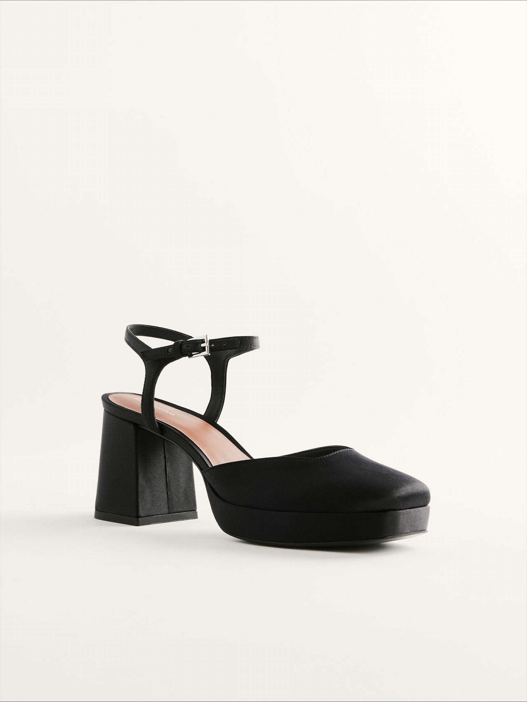 Women's Reformation Marisol Platform Heels Black | USA-246513