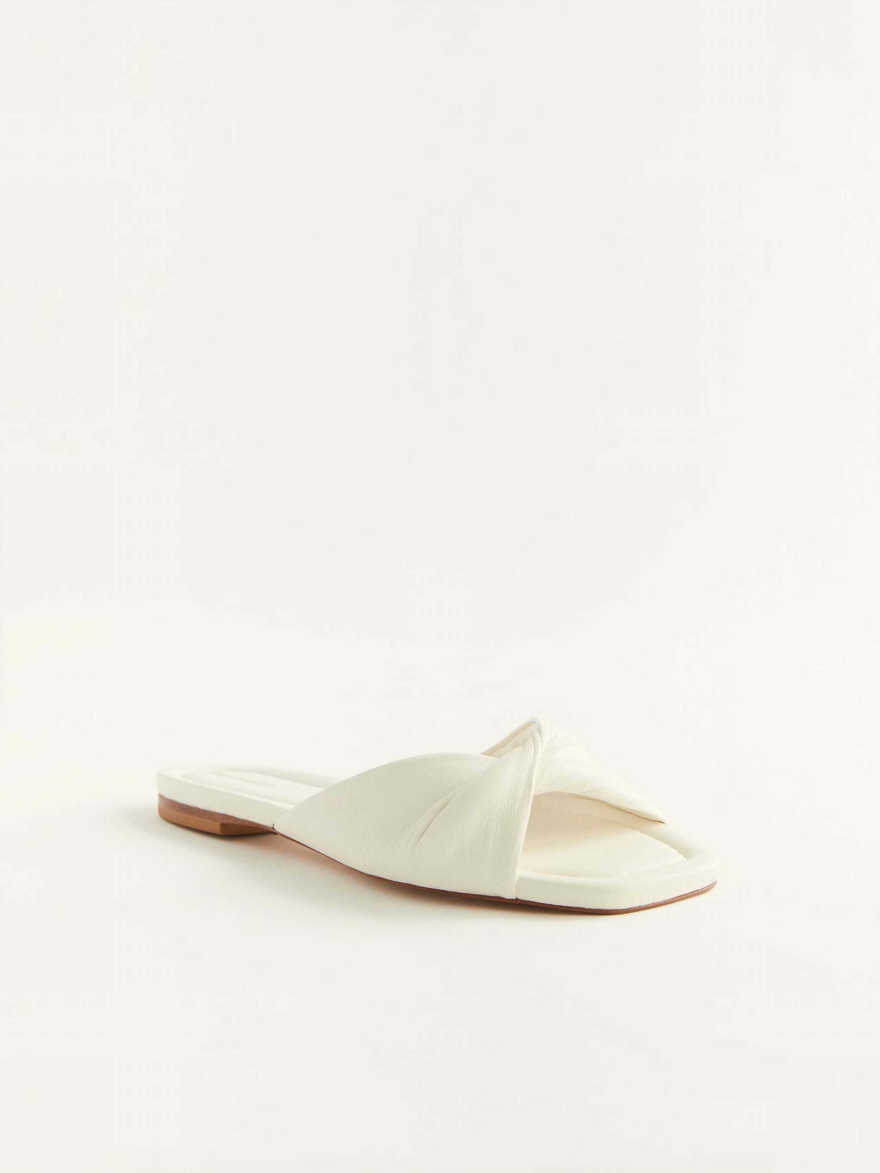 Women's Reformation Mikki Twist Sandals White | USA-630421