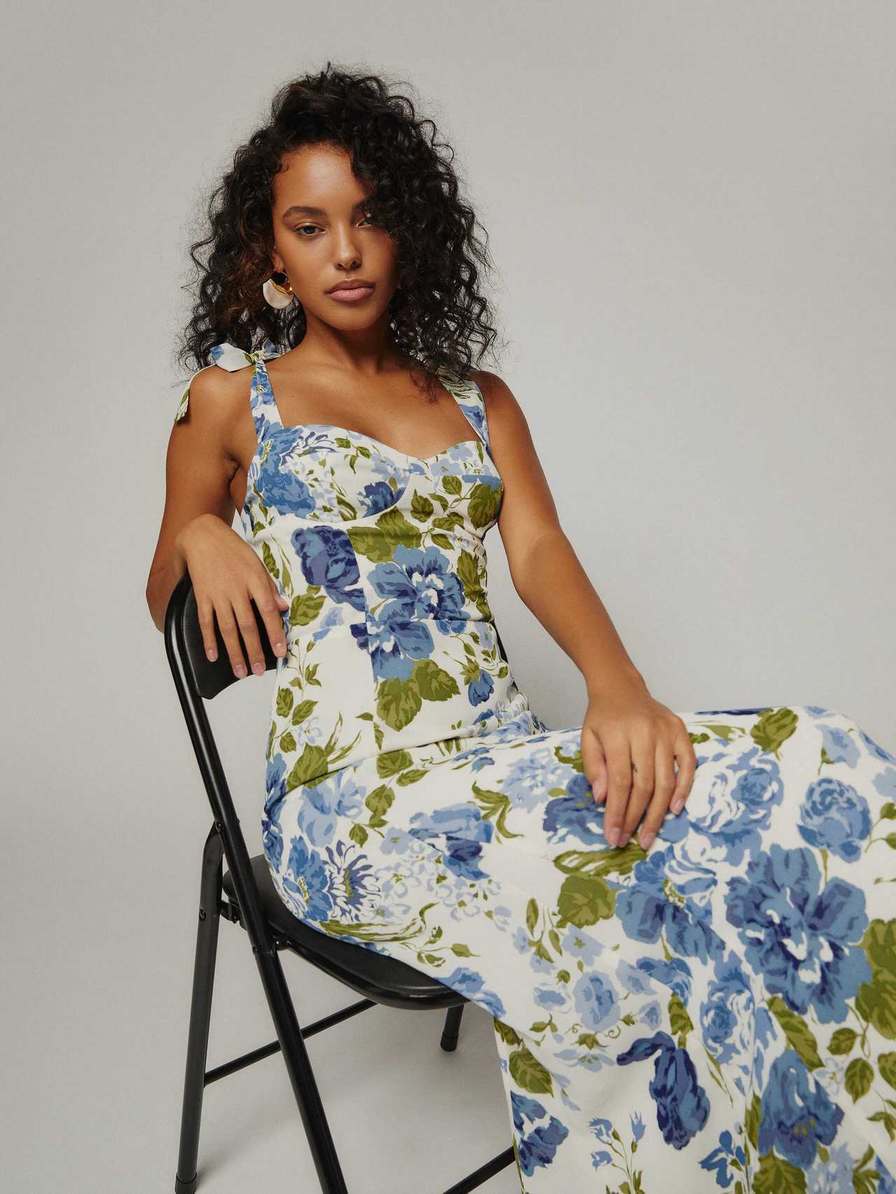 Women's Reformation Nadira Dress Flower | USA-185640