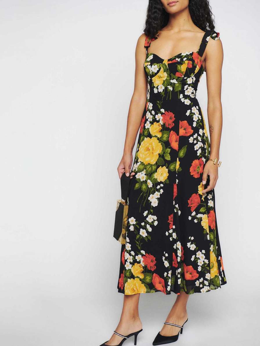 Women's Reformation Nadira Dress Flower | USA-750126