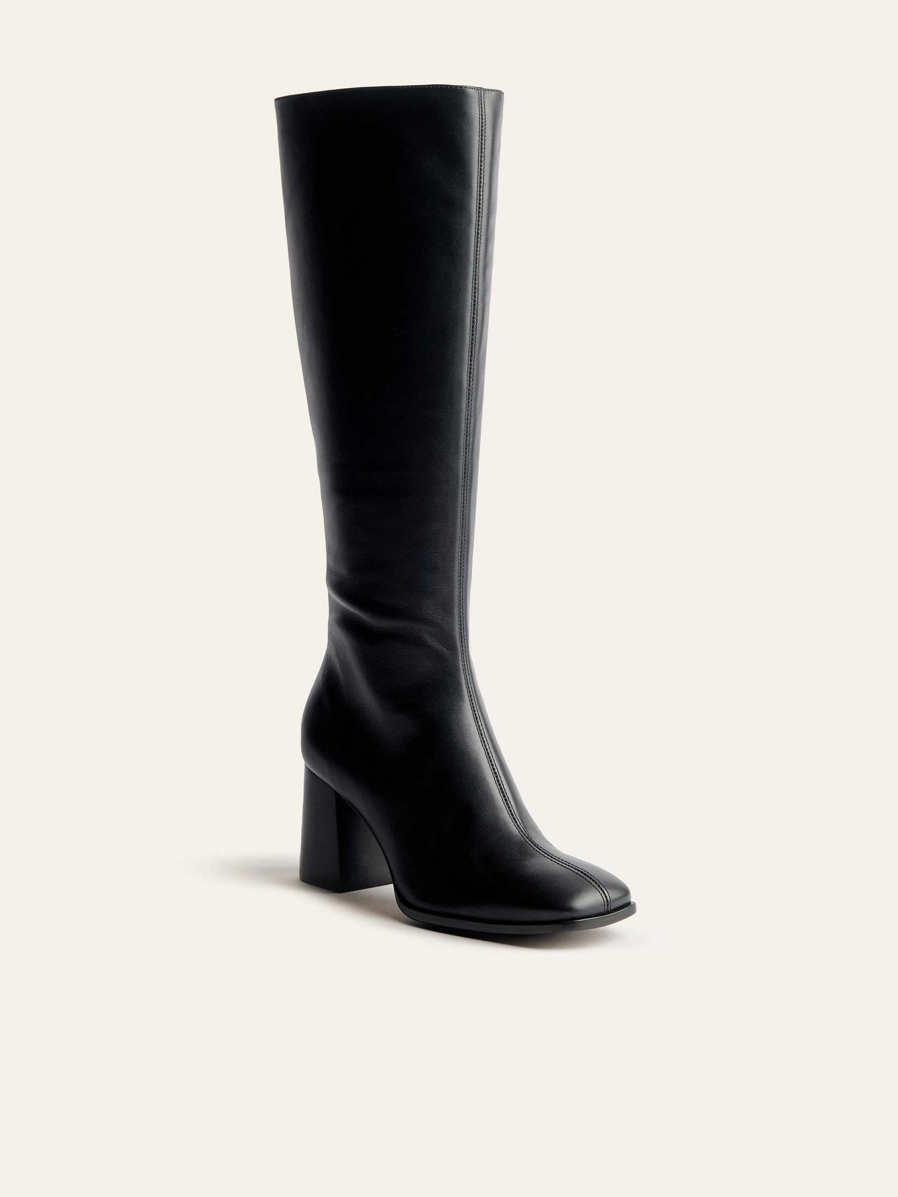 Women's Reformation Nylah Nappa Knee-high Boots Black | USA-3860274