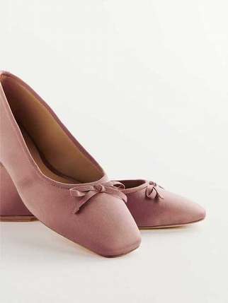 Women's Reformation Paola Ballet Flats Rose Gold | USA-854170