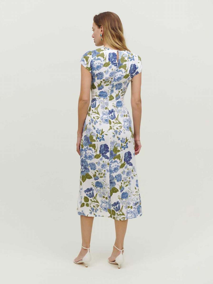 Women's Reformation Petites Frasier Dress Flower | USA-523480