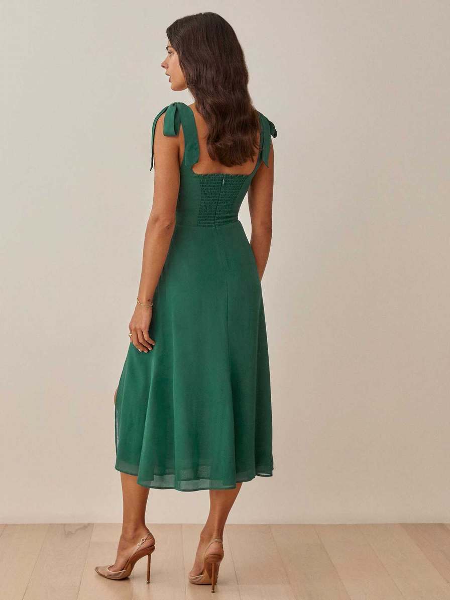 Women's Reformation Petites Twilight Dress Turquoise | USA-812706