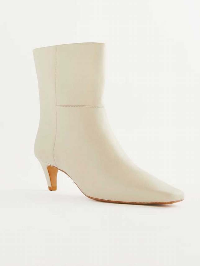 Women's Reformation Ramona Ankle Boots White | USA-143625