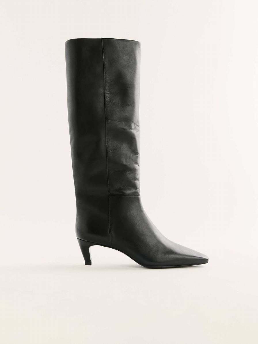 Women's Reformation Remy Knee-high Boots Black | USA-671508