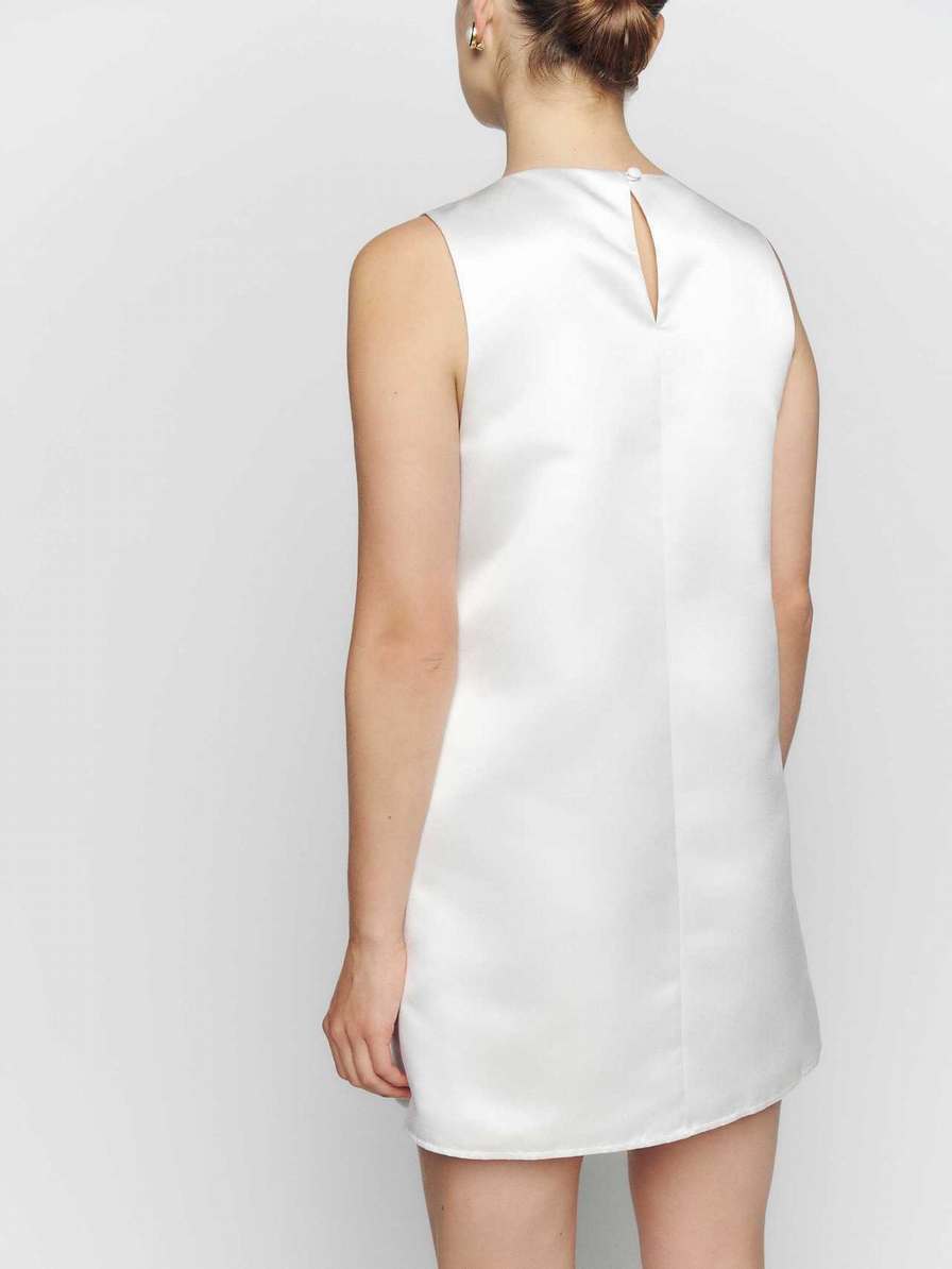 Women's Reformation Sarena Dress White | USA-546830