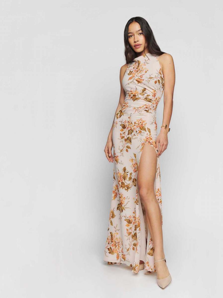 Women's Reformation Senna Dress Flower | USA-246507